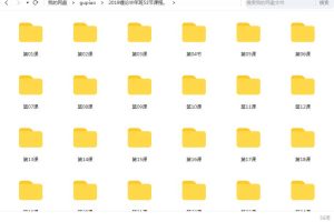 2019缠论半年班53节课程。