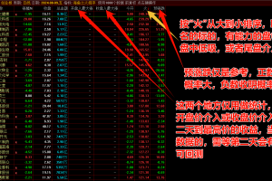 通达信【海鱼之火】指标，副图排序，选股，排序选股指标全天信号不变，可历史回测，竞价时间使用，无未来函数，手机电脑通达信通用 送股池【原价1W/年】